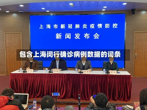 包含上海闵行确诊病例数据的词条