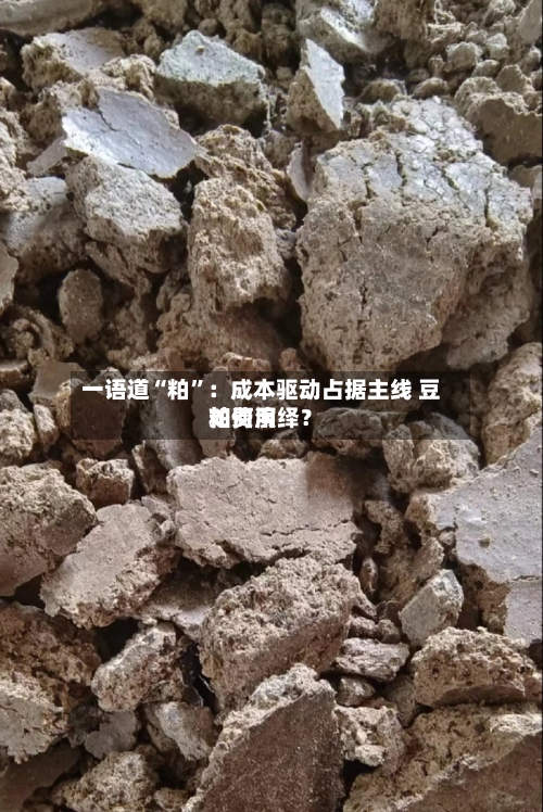 一语道“粕”：成本驱动占据主线 豆粕费用如何演绎？-第1张图片