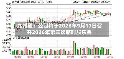 九州通:公司将于2026年9月17日召开2026年第三次临时股东会-第3张图片