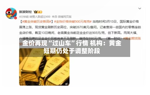 金价再现“过山车	”行情 机构：黄金短期仍处于调整阶段-第1张图片