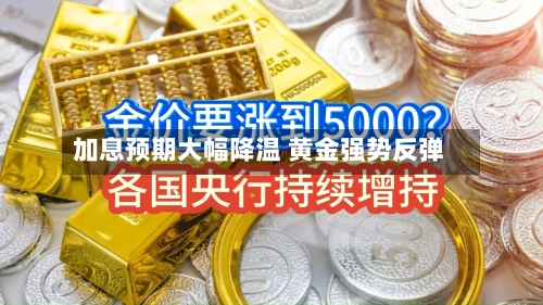 加息预期大幅降温 黄金强势反弹-第2张图片