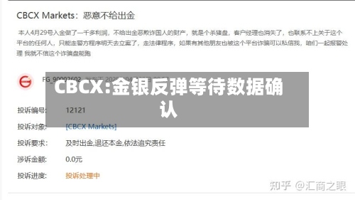 CBCX:金银反弹等待数据确认-第2张图片