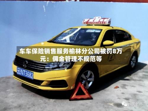 车车保险销售服务榆林分公司被罚8万元：佣金管理不规范等