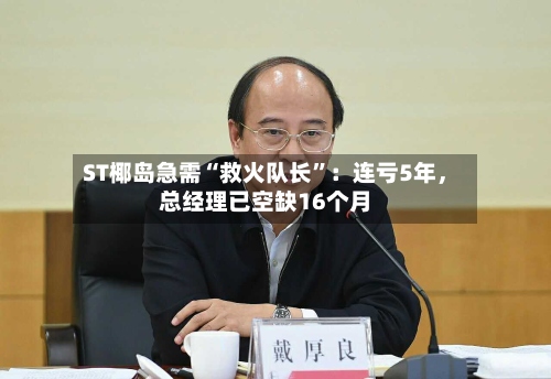 ST椰岛急需“救火队长”：连亏5年，总经理已空缺16个月