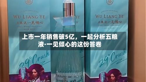 上市一年销售破5亿，一起分析五粮液·一见倾心的这份答卷-第2张图片